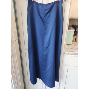 Water Signs Skirt‎ Sz 9 Navy Blue